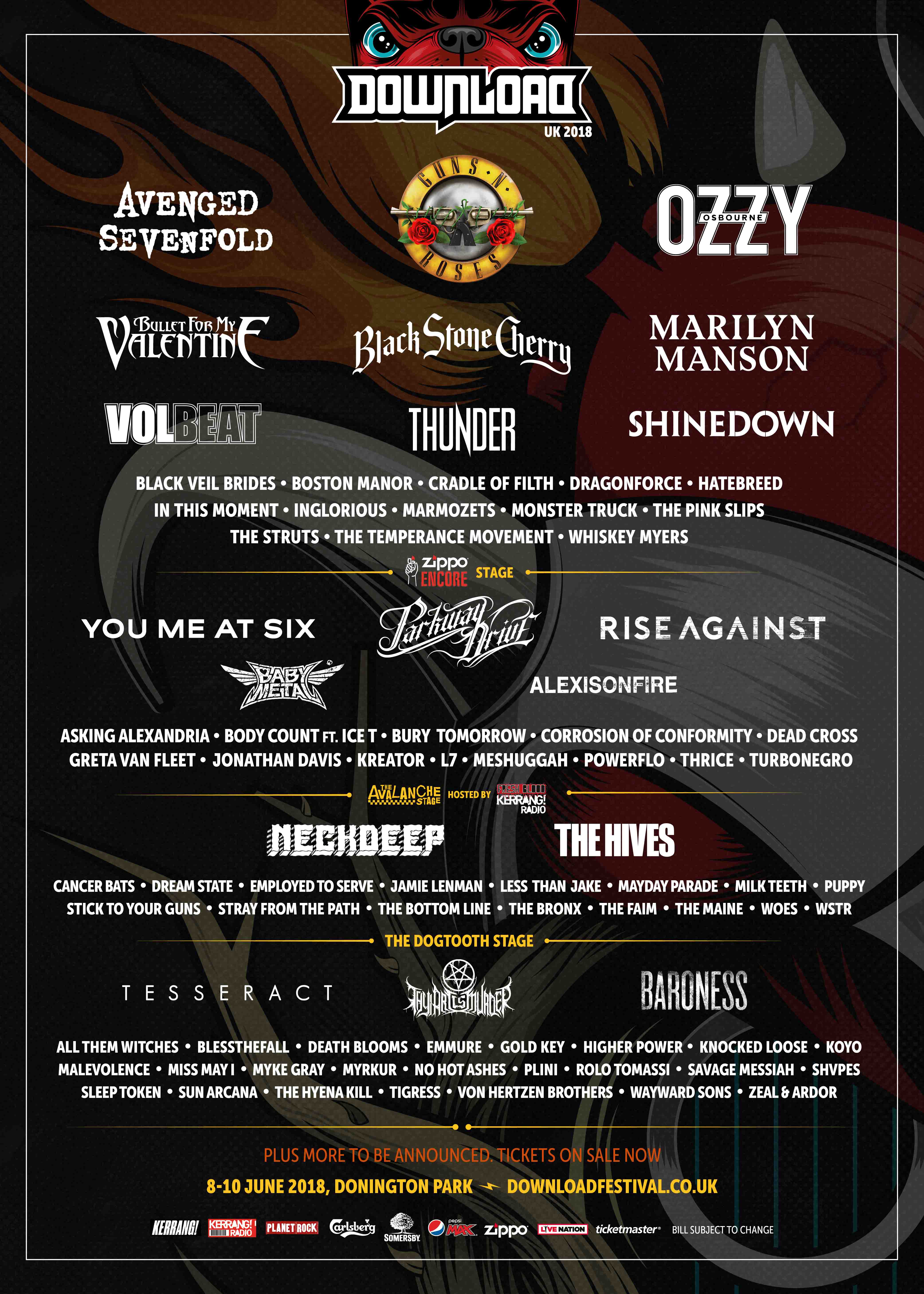 BABYMETAL will be playing on the second stage at Download UK 2018 : r ...