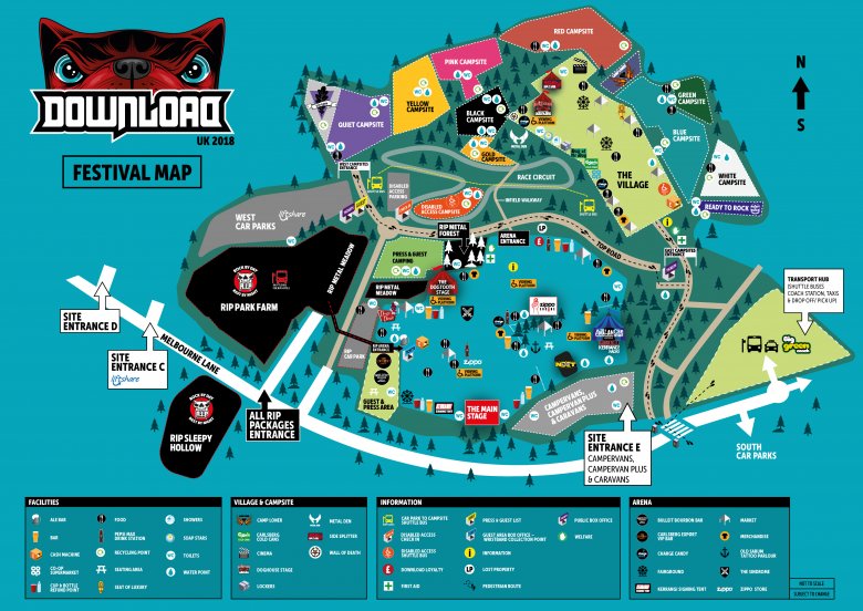 Download Festival Campsite Map
