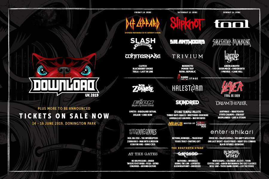 Download Festival | Download Festival 14th - 16th June 2019 | Donington ...