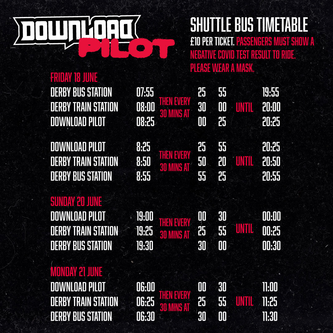 Shuttlebus Timetable