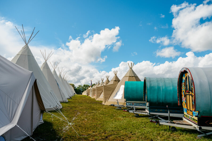 Photograph of the Metal Meadow campsite