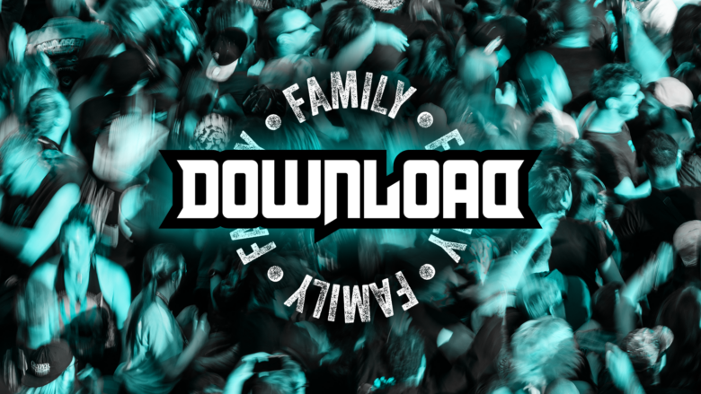 Download Family logo on crowd image background