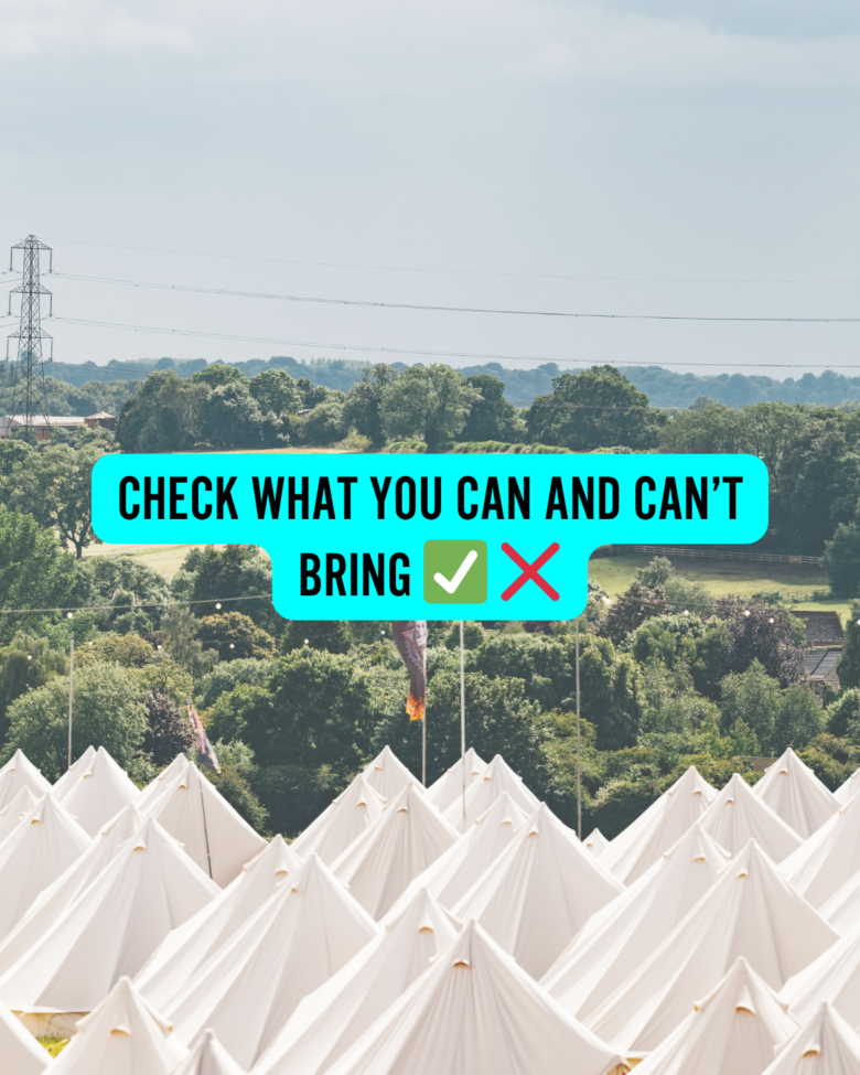 Check what you can and can't bring