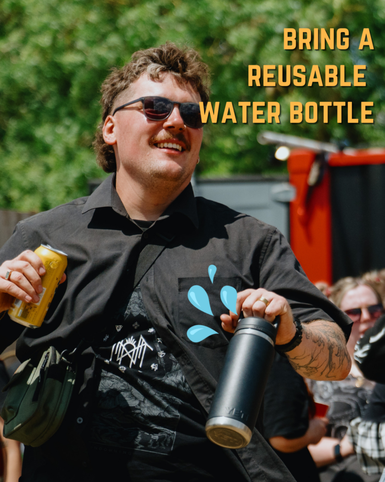 Bring a resuable water bottle
